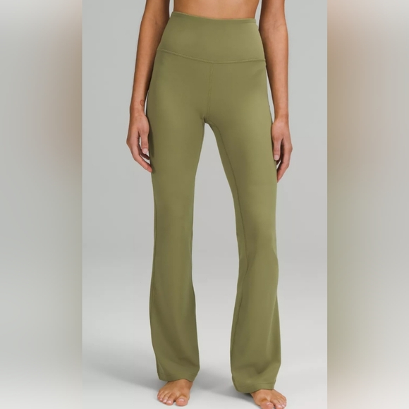 Lululemon Groove Pant Bronze Green Size 12 - Picture 3 of 9